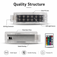 Lumière de courtoisie LED RGB pour portière de voiture BMW F10 F20 F30, sans erreur CANBUS, lampe de bienvenue pour portière de voiture