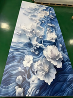 Panneau mural décoratif en PVC UV effet marbre, design moderne de haute qualité, imperméable, pour chambre à coucher