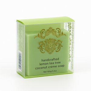 บรรจุภัณฑ์กล่องของขวัญใสสำหรับสบู่พร้อมดีไซน์พลาสติกแบบกำหนดเอง - Product Image 6