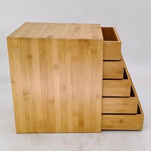 5-Drawer Wooden Desk Organizer - Craft <strong>Storage</strong> Drawers - Rustic Shelf Drawer - Ideal Home Office Organizers and Accessories - Product Image 6
