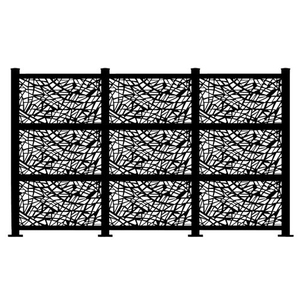 Ngoài trời trang trí bên ngoài vườn sự riêng tư thép kim loại mặt tiền tường panel màn hình laser cắt kim loại Bảng điều chỉnh - Product Image 1