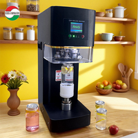 GuangZhou Automation En Plastique Peut Bouteille Scellant Alimentaire Boisson Peut Machine De Scellage