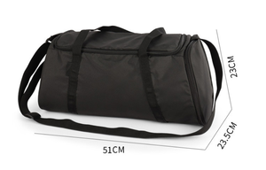 Outdoor Sports Duffel <b>Bag</b> for Yoga Fitness Travel with Shoe Compartment Wet Pockets Zipper Closure Light Weight - Product Image 3