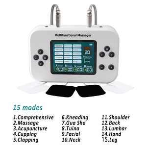 Estimulador Muscular Eléctrico de 4 Salidas, Dispositivo de Fisioterapia de Alta Frecuencia, <span class=keywords><strong>Electroestimulador</strong></span> de Pulsos EMS TENS - Product Image 3