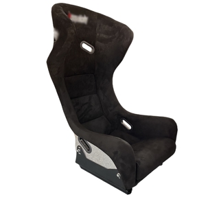 Asiento de Carreras <span class=keywords><strong>F1</strong></span> Personalizado con Estructura de Fibra de Vidrio y Respaldo de Concha de Langosta Plateada - Product Image 2