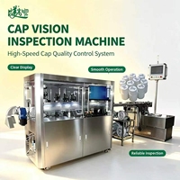 Machine de test de qualité des bouchons de bouteilles à grande vitesse avec intégration d'automatisation pour la détection des défauts de surface et du bon état des joints