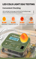 WONEGG Nouvelle Tendance 12 Incubateur Solaire Automatique pour Œufs de Perroquet Poule Caille Canard