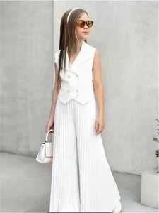 2025新款欧美女童休闲套装袖夹克 + 宽腿裤4t跨界童装百件 - Product Image 5