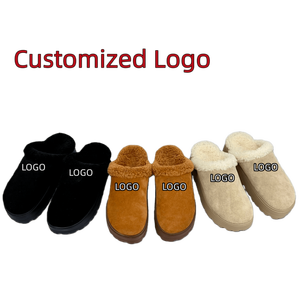 Femmes Hommes Luxe Designer Slip-on Closesd Toe Cow Suede Shearing Doublure Mocassins plats Mules Pantoufles Chaussures Marque Clogs Lady - Product Image 3