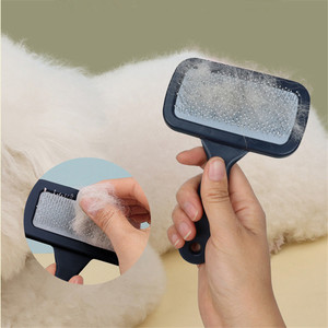 แปรงสลิกเกอร์สำหรับสัตว์เลี้ยง สุนัข <span class=keywords><strong>แมว</strong></span> สำหรับกำจัดขนพันกัน <span class=keywords><strong>ขน</strong></span>หลุดร่วง และขนฟู  แปรงกรูมมิ่งสำหรับสัตว์เลี้ยง สุนัข <span class=keywords><strong>แมว</strong></span> - Product Image 2