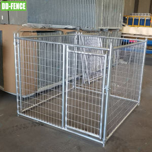 Cage de course pour chien en treillis métallique, robuste et personnalisé, grands chenils pour chiens d'extérieur à vendre, vente en gros - Product Image 1