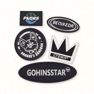 Etiquetas de Silicona Ecológicas para Ropa con Logotipo Personalizado en 3D, Transferencia de Calor, Plegables, con PVC - Product Image 6