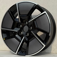 Jante en alliage d'aluminium Leopard 19 pouces, 3 roues, finition noire, neuve et authentique