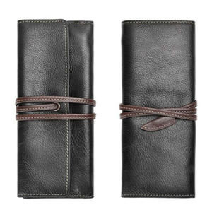 Factory Custom Luxury Leather <b>Pencil</b> Cases Storage Pouch <b>for</b> <b>School</b> & Office Pen Holder Bonvan Brand Unique Design - Product Image 2