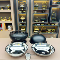 Catering-Zubehör Luxus-Chafing-Dishes Speisenwärmer Buffet-Set Servierschale für Gewerbliche Küchenausstattung Hotel Restaurant
