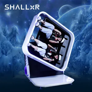 ShallxR 360 derece simülatörü interaktif oyun yetişkin eğlence sanal gerçeklik hız treni müzik oyun VR tema parkı
