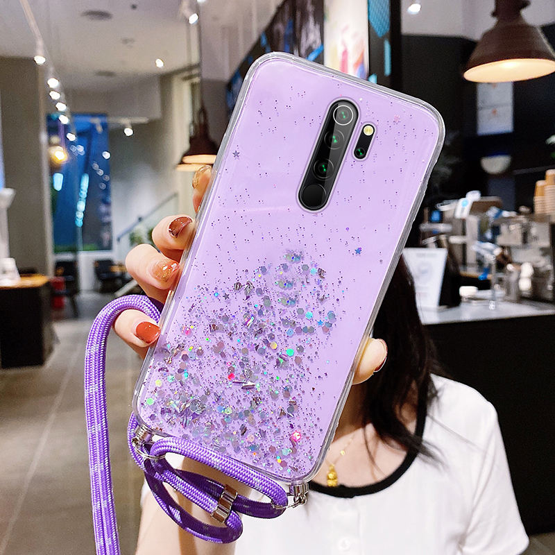 สีม่วงกับเชือก