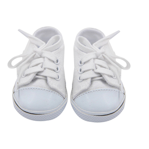 Zapatos de Lona para Muñecas Americanas de 18 Pulgadas, Suela de PVC a la Moda, Color Sólido, Mini Zapatillas para Muñecas de 18 Pulgadas, <span class=keywords><strong>Accesorios</strong></span> OEM ODM - Product Image 4