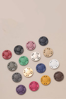 Fournitures de couture - Aimants invisibles magnétiques - Boutons de vêtements faits à la main en alliage de zinc (Noeud chinois/Grenouille)