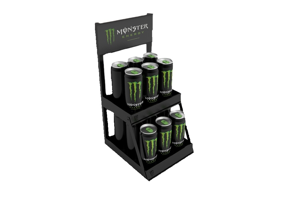 Apache Customized Metal Beverage Can Top Display Rack Hot Selling Supermarket Special for Beverage Display — view 5