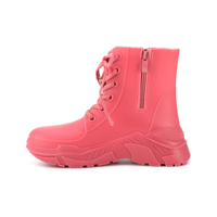 FSZ-28 Nouvelles bottes de pluie roses imperméables pour femmes, bottes de pluie confortables antidérapantes en PVC pour adultes, pour les quatre saisons