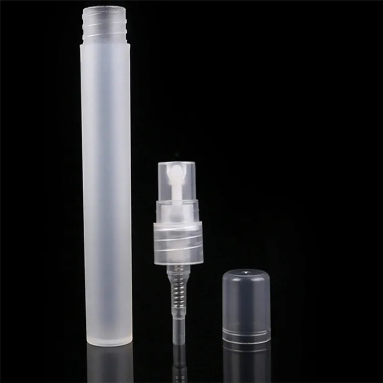 New Personal Care Travel Small Empty Frosted Water Atomizer Tube Plastic 10ml Pen Spray Bottle