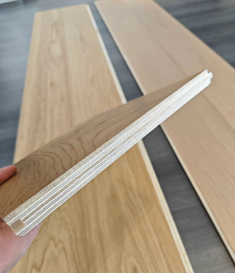 Suelo de Madera Maciza de 12 mm, 14 mm, 15 mm, Suministro de Fábrica, Venta al por Mayor, Suelo de Madera de 3 Capas, <span class=keywords><strong>Roble</strong></span> Blanco - Product Image 1