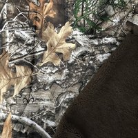 Tissu imperméable en polaire berbère laminé TPU à 3 couches, camouflage Realtree, softshell