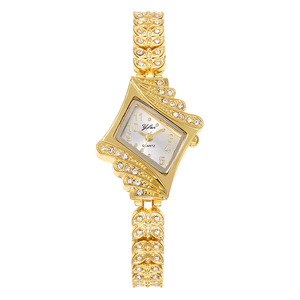 Montres pour femmes Bracelet en cristal de luxe <span class=keywords><strong>Montre</strong></span>-bracelet en pierres précieuses Montres habillées pour femmes <span class=keywords><strong>Montre</strong></span> de marque féminine en <span class=keywords><strong>or</strong></span> à la mode - Product Image 4