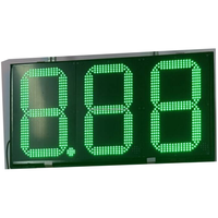 El Salvador 8.88 18 pouces 3 chiffres rouge vert station-service LED panneau d'affichage des prix affichage LED pour station-service