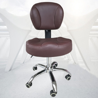 Chaise de salon de manucure moderne Offre Spéciale tabouret dentaire avec dossier chaise avec tabouret de dentiste tabouret de chaise de dentiste ergonomique en PU pour bureau