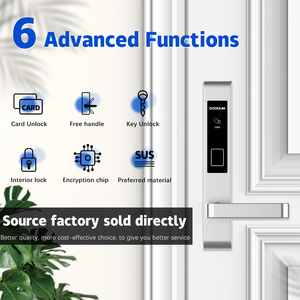 अच्छा इलेक्ट्रिक Rfid कार्ड कुंजी स्मार्ट nfc चिप कॉन्टैक्टलेस होटल के लिए होम अपार्टमेंट एल्यूमीनियम दरवाजा के लिए RFid तकनीक के साथ - Product Image 2