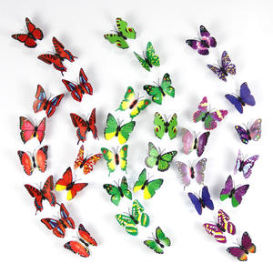 Home Decoration Crafts Butterfly Luminous Fridge <strong>Magnets</strong> 7CM 3D Simulated Butterfly Design Magnetic Refrigerator <strong>Magnet</strong> - Product Image 4