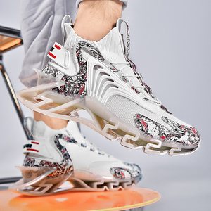 Chaussures de sport décontractées pour hommes, <span class=keywords><strong>nouvelle</strong></span> collection printemps, respirantes, chaussures de course Shark Blade, baskets de course de haute qualité pour hommes - Product Image 2