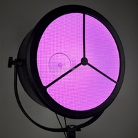 Projecteur LED DMX 750W, ventilateur professionnel rétro avec effets pour l'éclairage de scène