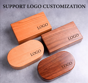 Boîte à bijoux en bois gravée sur mesure, forme rectangulaire ou ovale, avec couvercle, pour rangement, personnalisation du logo possible - Product Image 1