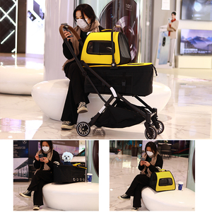 <span class=keywords><strong>Poussette</strong></span> détachable pour <span class=keywords><strong>chien</strong></span> et chat, pliable 2 en 1, pour petit <span class=keywords><strong>chien</strong></span> - Product Image 6