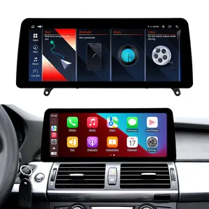 Zlh Android 13 Touchscreen 12,3" Auto Stereo Carplay Auto für Bmw X5 X6 E70 E71 Ccc Cic Nbt Radio Video Gps Navigation