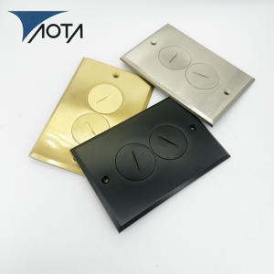 Aota Bakır Kaplamalı Gömme Yer Prizi Yere Monte Priz - Product Image 6