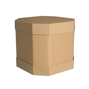 Caja de cartón corrugado grande de servicio pesado personalizada caja de papel corrugado octogonal endurecido grueso para paquete de transporte - Product Image 3