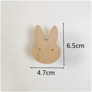 Crochet mural simple en bois massif personnalisable, étoile, lune, sans perforation, fleur, nuage, pour serviette, pour usage intérieur - Product Image 5