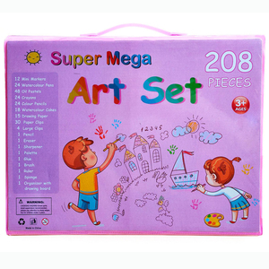 Set Artistico Personalizzabile ZMOL con Logo e <span class=keywords><strong>Dimensioni</strong></span> Personalizzate, <span class=keywords><strong>208</strong></span> Pezzi, Scatola con Forniture per Pittura a Olio, Pastelli e Matite Colorate per Bambini - Product Image 3