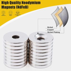 N42 N52 Neodym-Topf magnet Anpassung Superstarke Magnet kraft NdFeB-Topf magnete mit Loch - Product Image 6