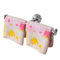 Accessoires de cuisine et de salle de bain pour la maison : Distributeur mural rectangulaire double rouleau en acier inoxydable au design moderne pour papier toilette et serviettes