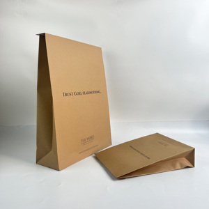 ถุงกระดาษคราฟท์แบบมีกาวในตัว เป็นมิตรกับสิ่งแวดล้อม พิมพ์ลายได้ ใช้สำหรับใส่ของขวัญ จัดส่งสินค้า และขายปลีก เหมาะสำหรับธุรกิจขนาดเล็ก - Product Image 4