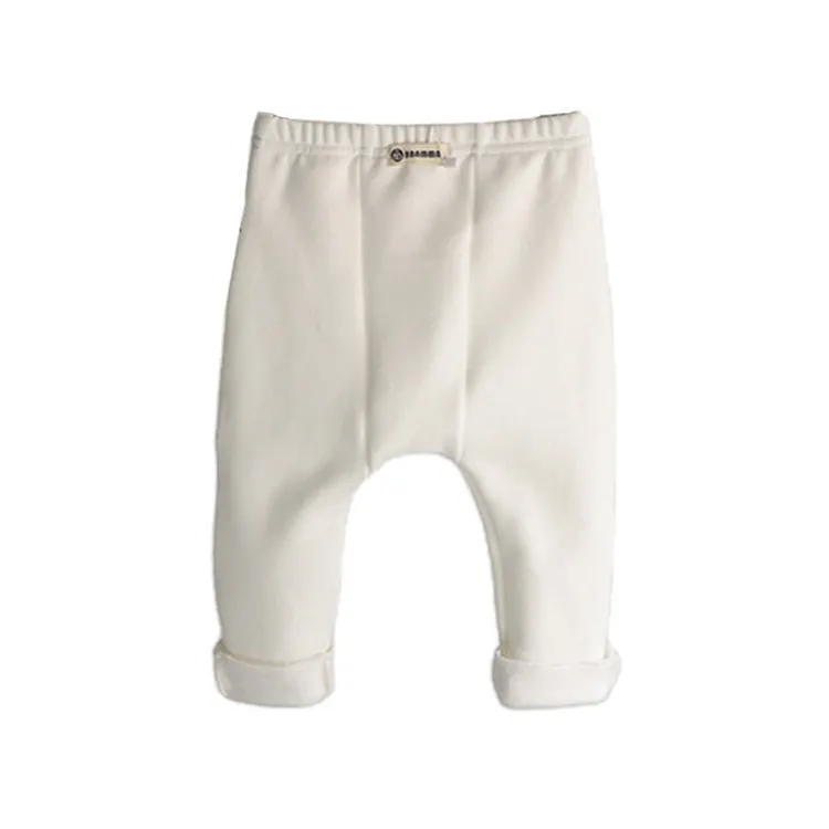 Leggings bébé avec pantalon en PP épais et en peluche, pantalon gros cul simple style hiver, pantalon bébé homme et femme, automne