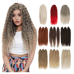 <span class=keywords><strong>Ariel</strong></span> vendeurs de cheveux synthétiques bouclés vente en gros cheveux en fibres synthétiques tressage résistant à la chaleur extensions de cheveux tresses - Product Image 6