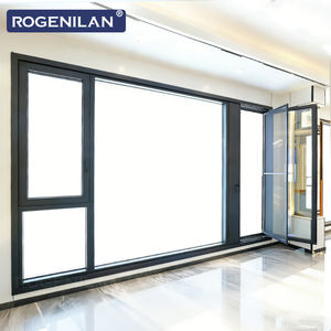 Fenêtre à battant en aluminium et verre Rogenilan, résistante aux ouragans, triple vitrage extérieur pour maisons - Product Image 2