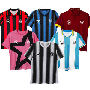 高品質レトロサッカーユニフォーム メンズ 速乾性・通気性抜群 サッカーウェア スポーツウェア - Product Image 3