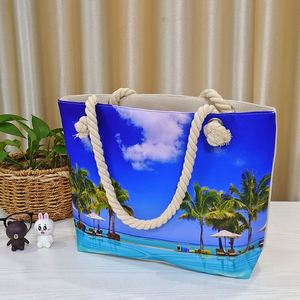 Bolsa de Playa Personalizada 2026, Bolsa de Playa de Verano, Bolsa de Playa Personalizada de Gran Capacidad, Bolsa de Compras Reutilizable, Venta al Por Mayor de Fábrica - Product Image 2